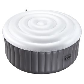 Inflatable Hot Tub Cover, 5.4 Ft Round Hot Tub Cover Protector, Insulated Spa Covers for Inflatable Hottub