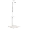 Garden Shower White Solid fir wood with oil finish, stainless steel