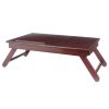 Alden Lap Desk; Flip Top with Drawer; Foldable Legs
