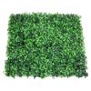 Artificial Boxwood Panel UV 24pcs Boxwood Hedge Wall Panels Artificial Grass Backdrop Wall 20" X 20" 4 cm Green Grass Wall Fake Hedge for Decor Priv
