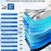 2025 Upgraded U.S. General Purpose Version Rainbow Umbrella Car Windshield Sunshade - UV Blocking, Heat Insulating, Scratch Resistant Handle