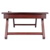 Alden Lap Desk; Flip Top with Drawer; Foldable Legs