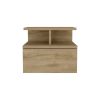 Nightstand Floating Flopini, Bedroom, Macadamia
