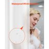 Shower Curtain Liner, 8G Heavy-Duty PEVA Shower Liner, 2-Pack Waterproof Plastic Liners with 3 Magnets and 12 Rust-Resistant Metal Grommet