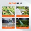 Water Transfer Pump, 120V AC 360 GPH 1/10 HP, Portable Electric Utility Pump with 6 ft Suction Hose Kit, Carbon Brushes, Impeller, Suction Strainer