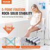 Shower Chair, Shower Seat with Back, Adjustable Height Shower Stool, Shower Chair for Inside Shower Bathtub