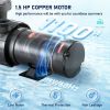 Swimming Pool Pump 1.5HP 115V 1100W, Single Speed Pumps for Above Ground, Powerful Pool Pumps with Strainer Filter Basket, 5280 GPH Max. Flow