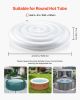 Inflatable Hot Tub Cover, 5.4 Ft Round Hot Tub Cover Protector, Insulated Spa Covers for Inflatable Hottub