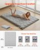 Japanese Tatami Mat, Full Size Foldable Japanese Tatami Mattress, Futon Mattress with Storage Bag & Fastener, 9-Layer Floor Mat for Sleeping