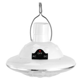Solar Camping Light Portable Outdoor Hanging LED Bulb Lamp Lantern Emergency Light For Camping Hiking (Option: White)
