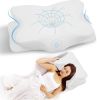 Cervical Neck Pillow for Pain Relief, Ergonomic Memory Foam Pillows for Sleeping, Neck Support Pillows for Sleeping with Pillowcase