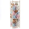 Wooden toy storage rack, suitable for saving space in children's rooms, bedrooms, baby rooms and children's activity rooms.