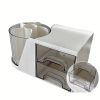 Rotating Cosmetic Display Stand â€“ 360Â° Spinning Design with Multi-Layer Storage for Makeup, Jewelry & Stationery