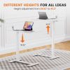 Adjustable mobile bed table, computer desk, mobile standing table